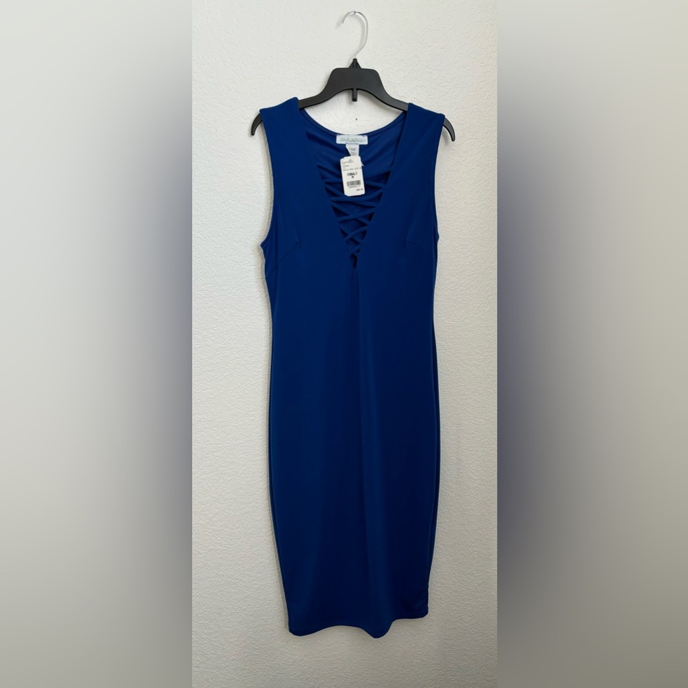 NEW Blue Spandex Dress
